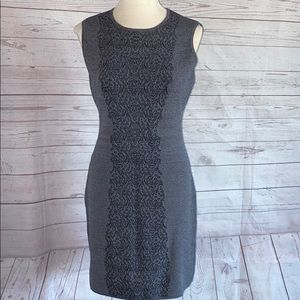 Nannette Lepore Gray and Black Dress Size M.